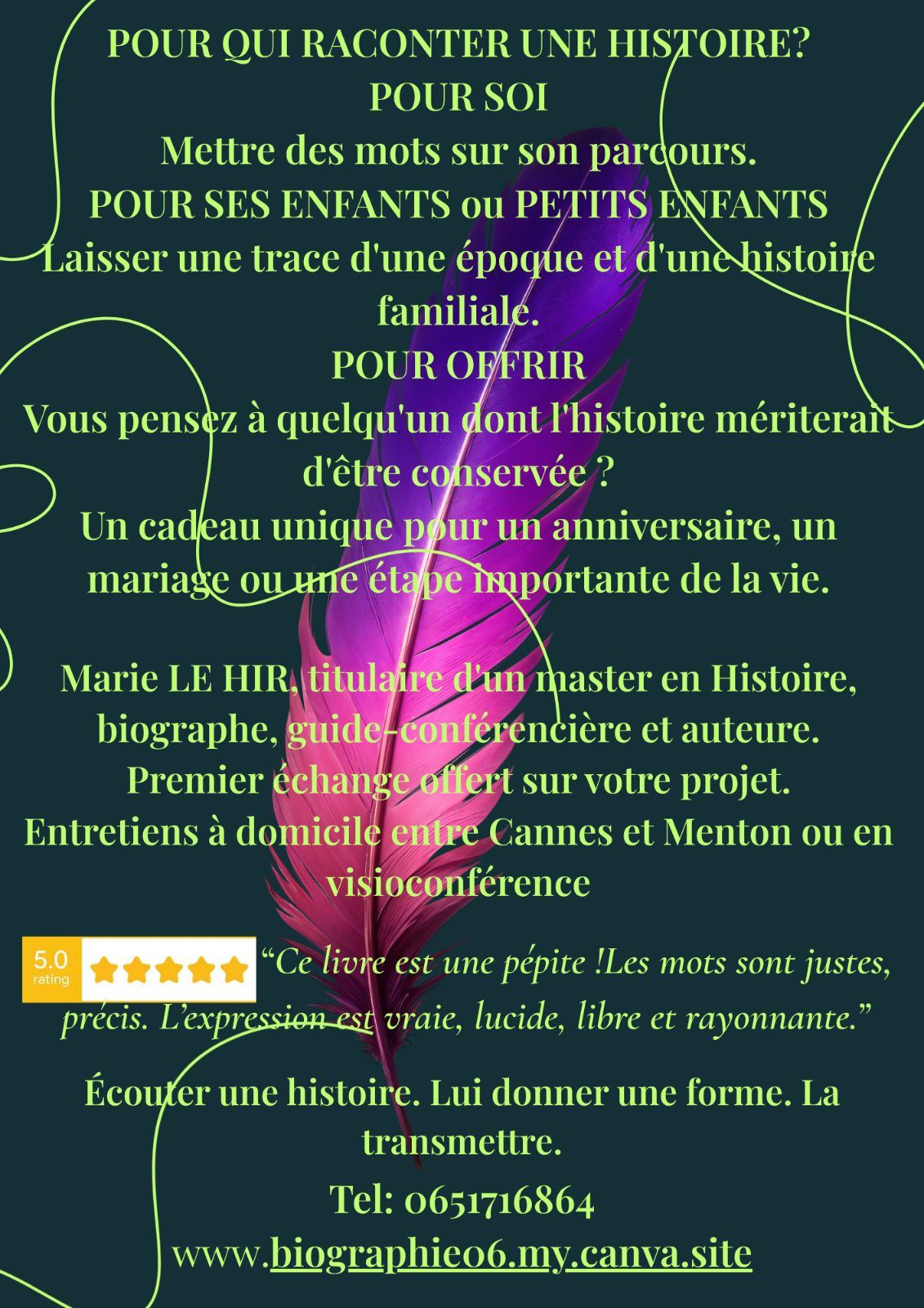 Photo 2 : BIOGRAPHE Des vies à raconter... ...Des histoires à transmettre