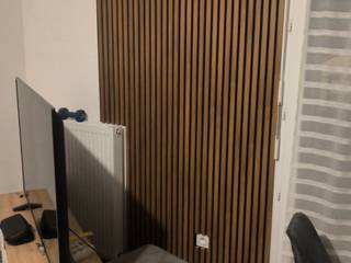 Installateur de panneaux acoustique en bois et de panneau PVC style marbre