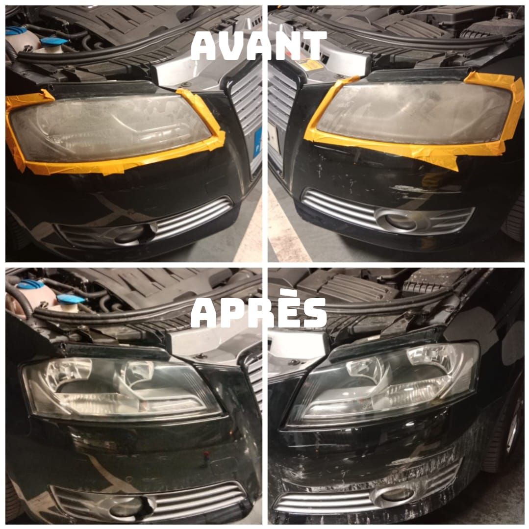 Rénovation de phare voiture