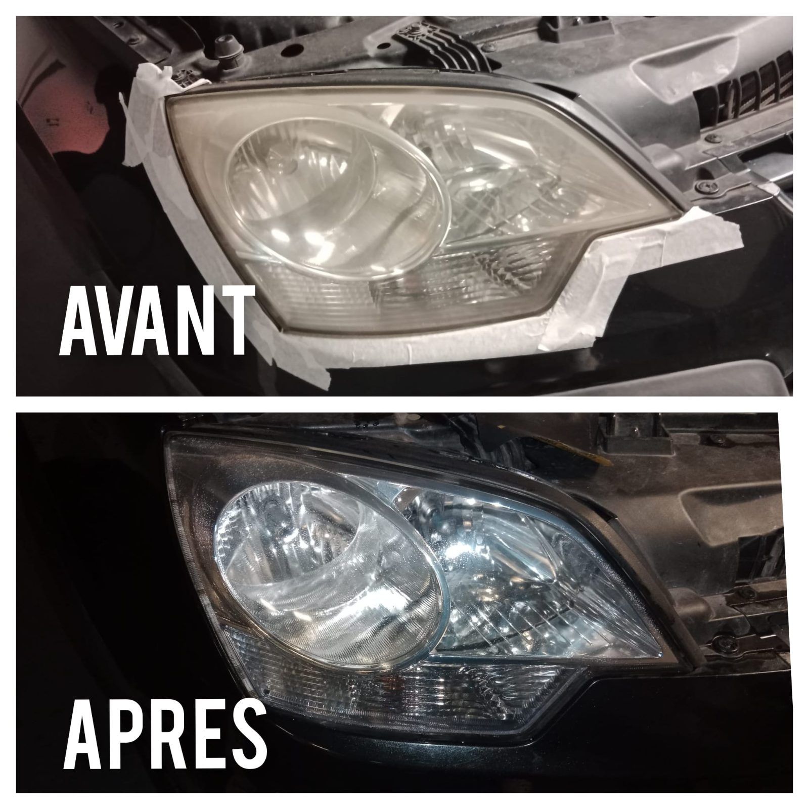 Photo 2 : Rénovation de phare voiture