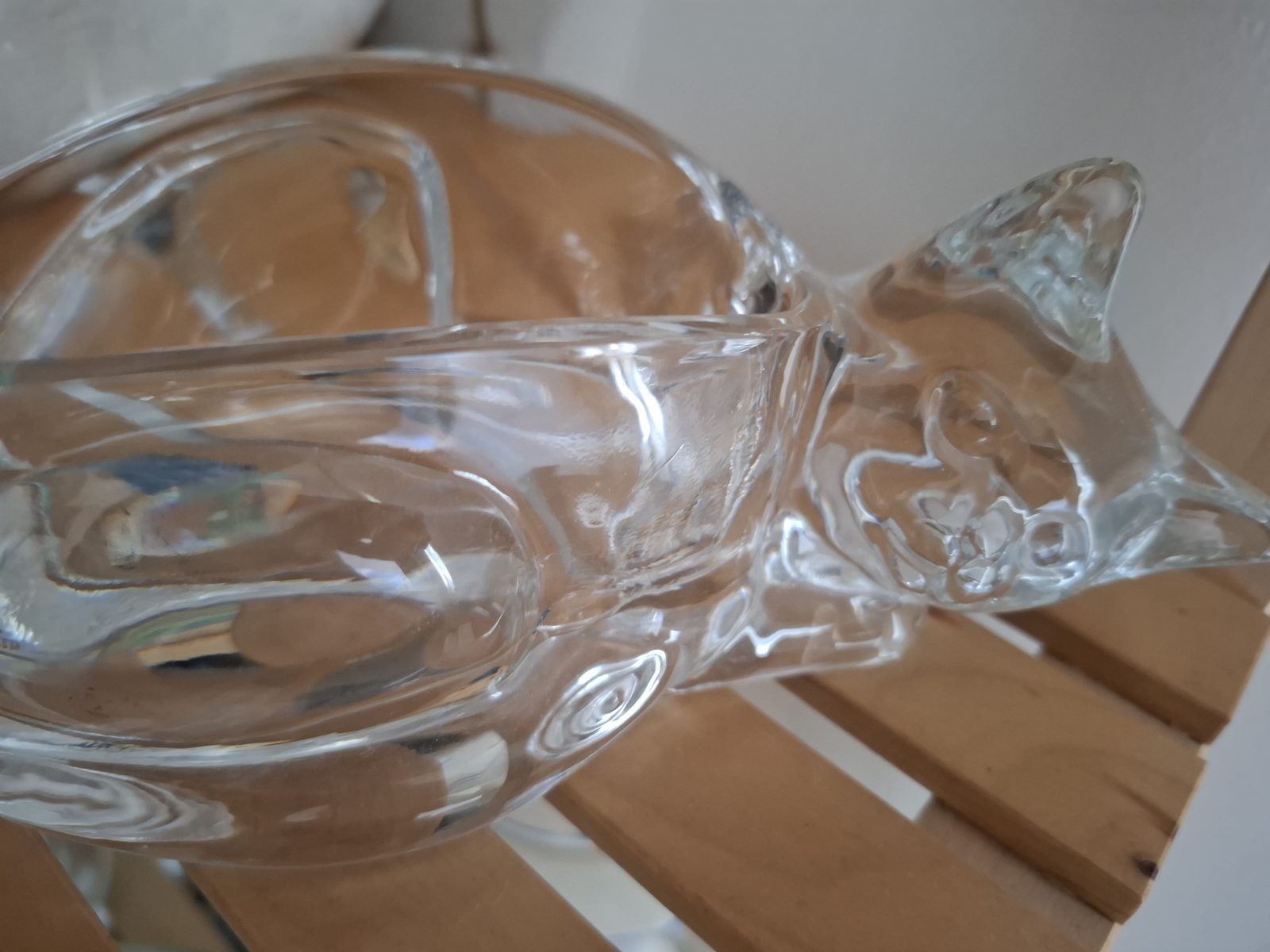 Coupe en verre chat