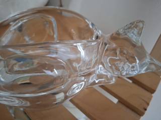 Coupe en verre chat