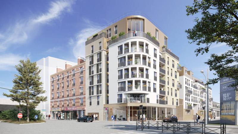 T2 neuf meublé 43 m² avec loggia - Neuilly-Plaisance RER A
