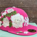 Photo 2 : Casquette custom New Era 59 fifty NY rose roses 56 cm
