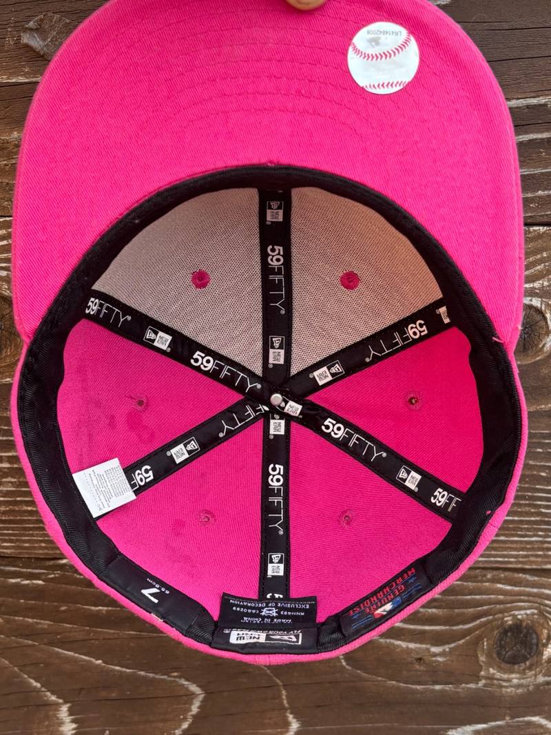Casquette custom New Era 59 fifty NY rose roses 56 cm — photo 4